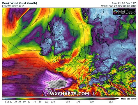 An intense windstorm will develop over the Bay of Biscay and north Iberia tomorrow, Saturday Dec ...