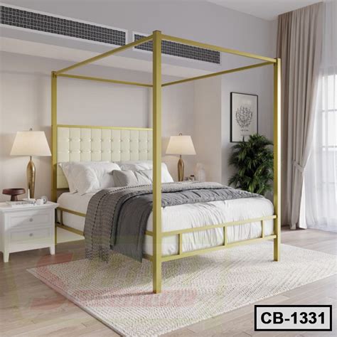 Metal Canopy Bed Frame (CB-1331) - SMMBDSTORE - Online Furniture Store ...