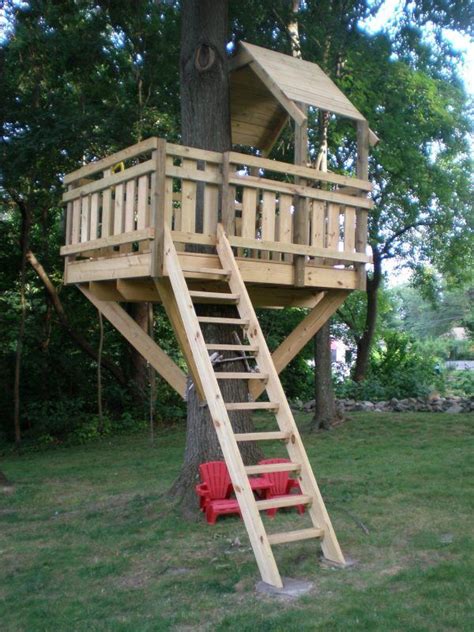 30 DIY Tree House Plans | TheBigWood.org