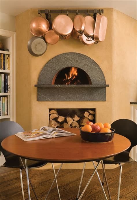 Indoor Wood Fired Pizza Ovens - Eclectic - Kitchen - other metro - by Mugnaini