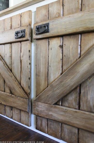 Barn Door Style Kitchen Cabinet Doors - Anipinan Kitchen