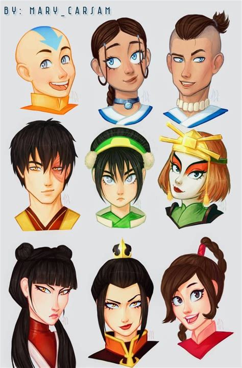 Avatar The Last Airbender (Characters) by MaryCarSam on DeviantArt | The last airbender ...