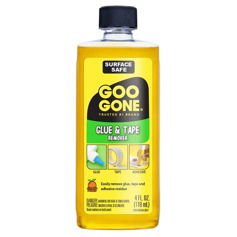 Goo Gone Glue & Tape Remover, 4 fl oz - Walmart.com