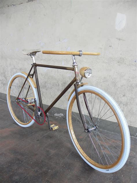 Single Speed Bicycle With Wooden Accessories - Etsy