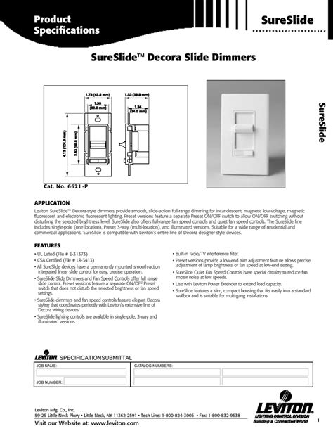 Leviton Dimmer Wiring Schematic - Wiring Diagram