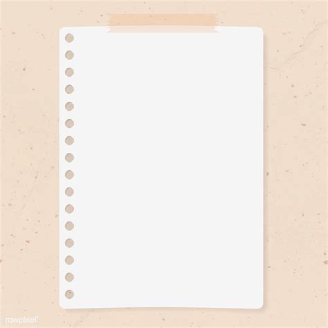 Blank Note Paper Texture Background