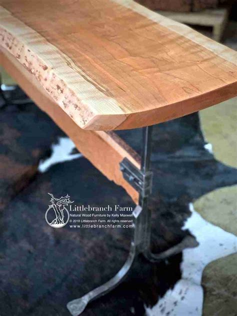 Live edge console table - Littlebranch Farm