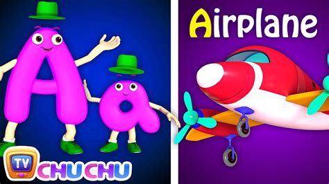 Phonics Song 2 With Two Words In 3D - A For Airplane - Abc Alphabet Songs With Sounds For ...