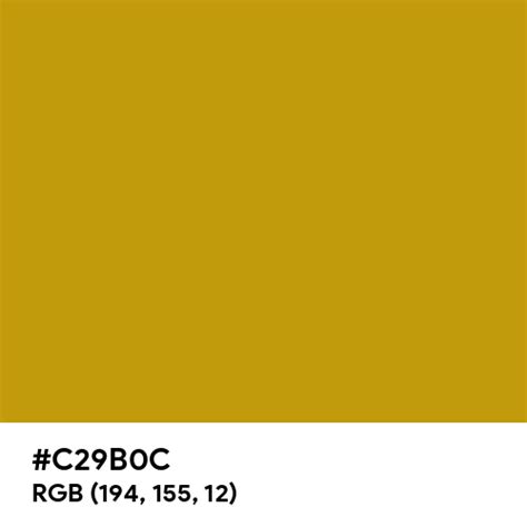 Deep Gold color hex code is #C29B0C