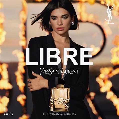 Dua Lipa Yves Saint Laurent Libre Perfume Celebrity SCENTsation