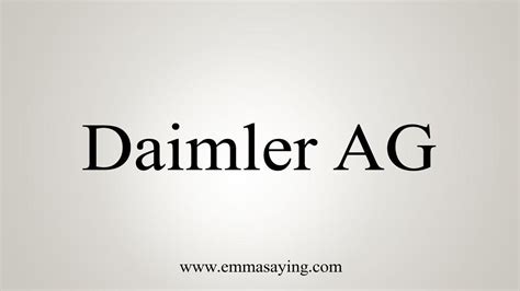 Official Daimler AG Logo - LogoDix