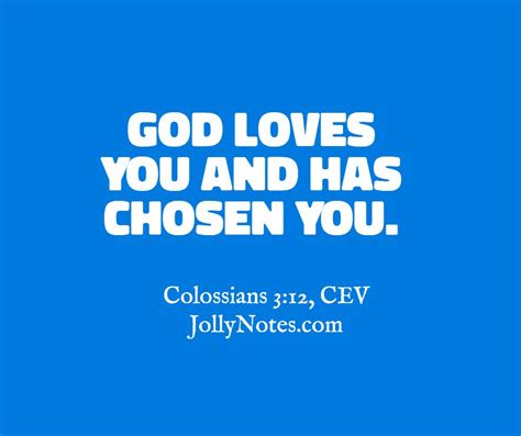 God Loves You And Has Chosen You: 5 Encouraging Bible Verses & Scripture Quotes. – Daily Bible ...