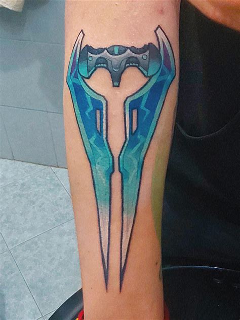 I got an Energy Sword Tattoo for Christmas! : r/halo