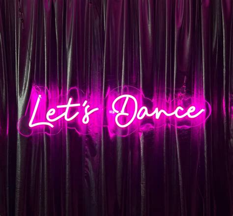 Neon Sign - Let's Dance | Feel Good Events | Melbourne