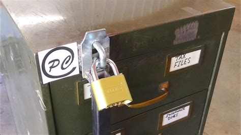 Homemade Filing Cabinet Lock Welding You