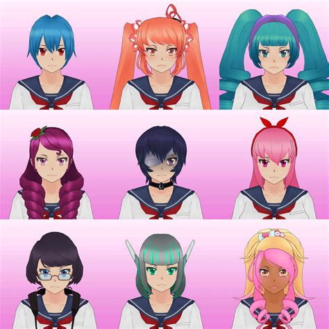 Yandere simulator all characters fan art - bxeclock