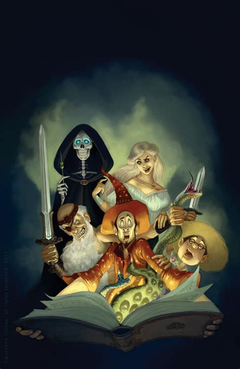 ArtStation - Terry Pratchett "Light Fantastic" original artwork