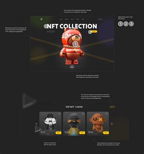 NFT collection on Behance