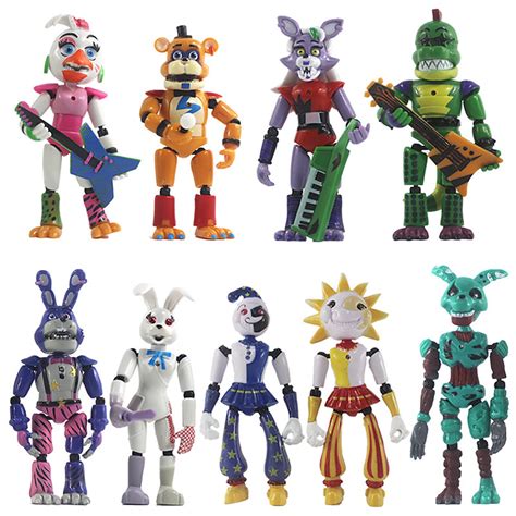 Buy Five Night At Freddy Figures,fnaf Action Figure Set,freddys Security Breach Action Figure ...