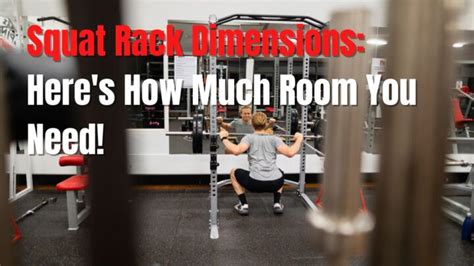 Squat Rack Dimensions: Here's How Much Room You Need!