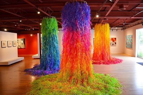 Rainbow Art Installations Dazzle Viewers With Unique Colorful Art