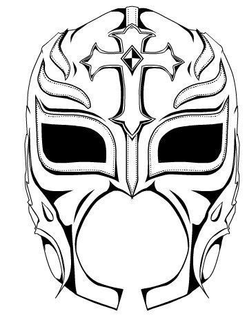 Rey Mysterio Mask Coloring Pages it cooooooooooooooooooooooo ... | Wwe coloring pages, Coloring ...