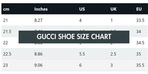 Gucci Shoe Size Chart - How Do Gucci Fit in 2024?