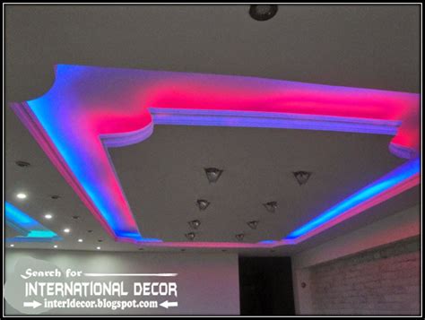 LED ceiling lights, LED strip lighting ideas in the interior