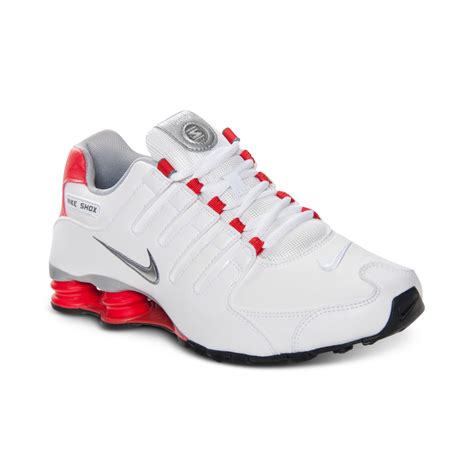 Nike Mens Shox Nz Running Sneakers From Finish Line in White for Men | Lyst