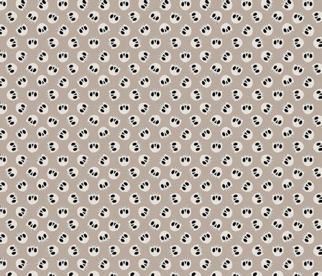 Skull Pattern (GRAY) fabric - therewillbecute - Spoonflower