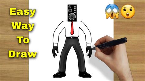 How To Draw Giant Speaker Man - Skibidi Toilet Drawing - YouTube