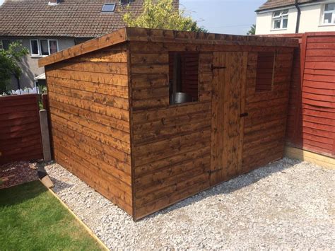 NEW HIGH QUALITY T&G 8x6 PENT ROOF GARDEN SHEDS £389.00 ANY SIZE (FREE DELIVERY AND INSTALLATION ...