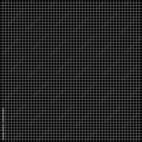 Vector seamless geometric pattern. Grid texture. Black-and-white graph paper background ...