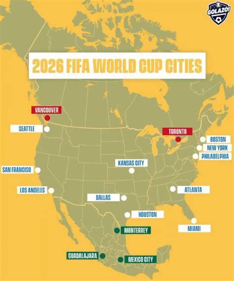 2026 World Cup Host Cities Revealed