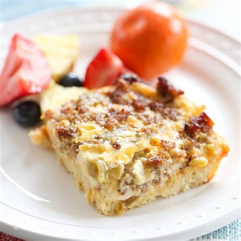 Overnight Sausage and Egg Casserole - Our Best Bites