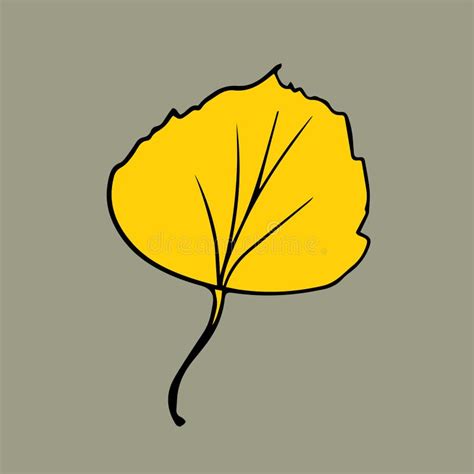 Leaf Outline Aspen Stock Illustrations – 680 Leaf Outline Aspen Stock ...