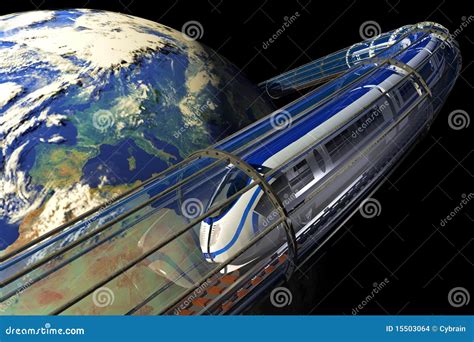 Space Train Stock Images - Image: 15503064