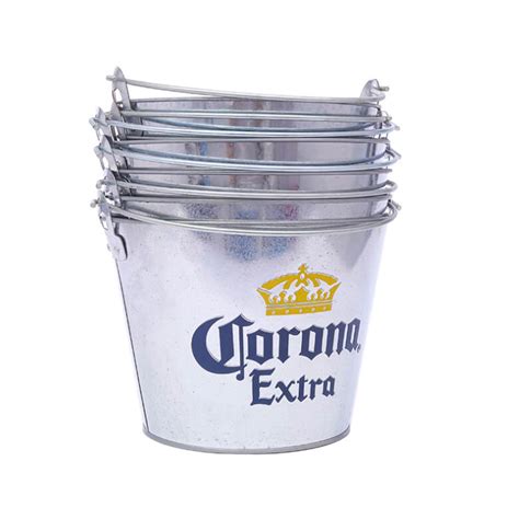 5L Galvanised Beer Bucket with Handle