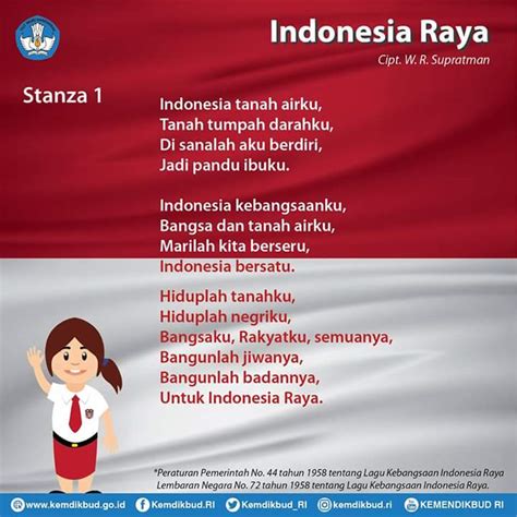 LIRIK LAGU INDONESIA RAYA TIGA STANZA BESERTA MAKNANYA - Infoguruku