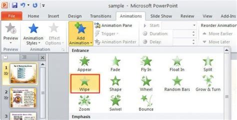 Using Transitions and Animations Efficiently in PowerPoint Presentations