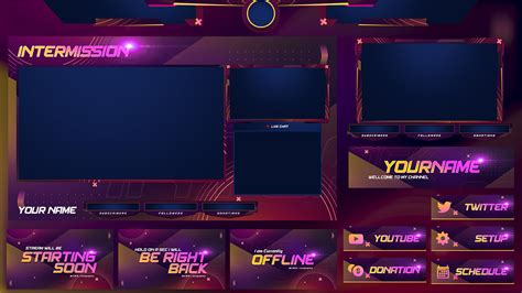 Stream Overlay Pack Free Download - Image to u