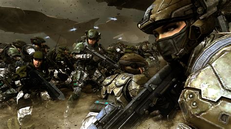 Halo Marines Wallpaper - WallpaperSafari