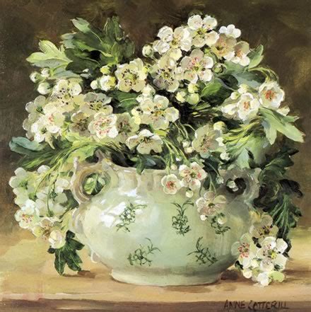 Hawthorn Blossom | Mill House Fine Art – Publishers of Anne Cotterill ...