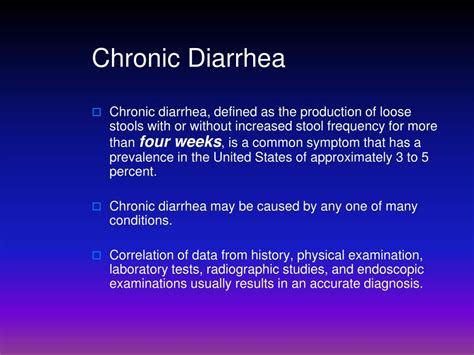 PPT - CHRONIC DIARRHEA PowerPoint Presentation, free download - ID:1426450