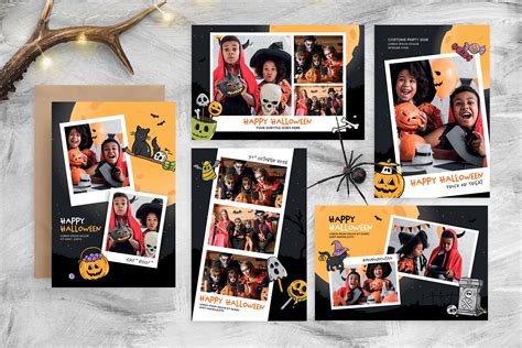 Halloween Photo Collage Flyer [PSD, AI, Vector] - BrandPacks