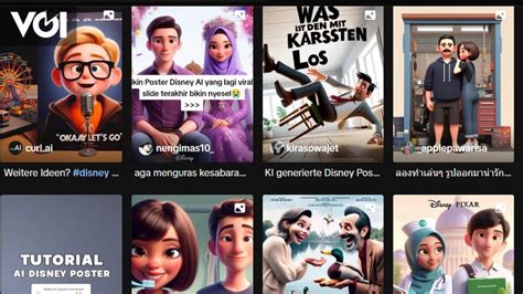 AI Site To Create Disney Pixar Posters, Just Incorporate Text Descriptions And Upload Photos