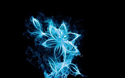 Blue Flames Wallpaper - WallpaperSafari