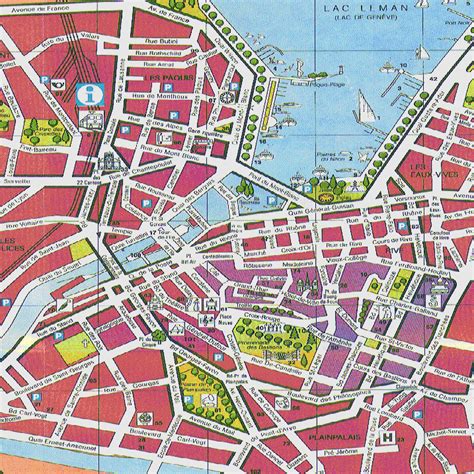 City Map Of Geneva Switzerland - Free Printable Maps