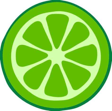 Lime Slice Clip Art at Clker.com - vector clip art online, royalty free ...