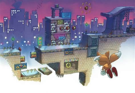 Beautiful "Sonic Mania"-environment concept art. : r/SonicTheHedgehog